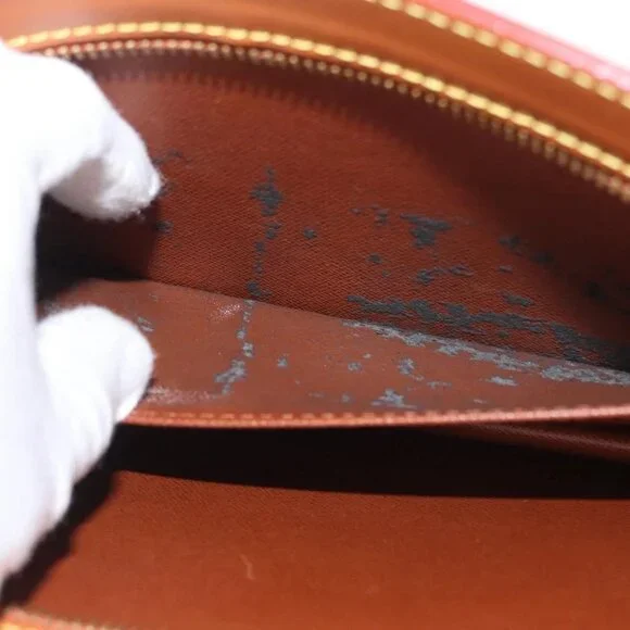 LOUIS VUITTON Epi Pochette Homme Bag Brown Zipangu Gold - Picture 13 of 16